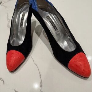 Andrea Pfister Black and Red Heels